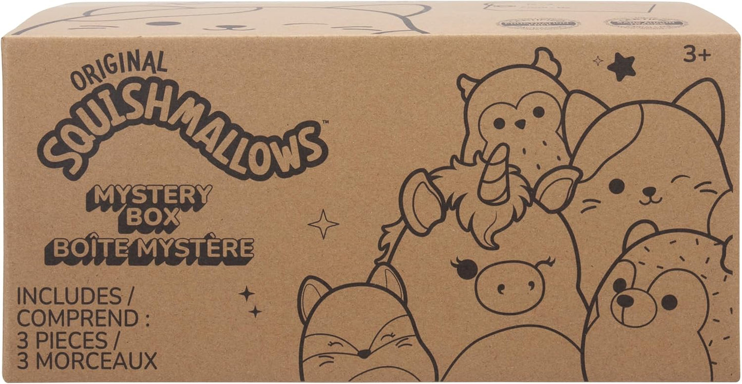 Squishmallows Original Mystery 3-Pack – 8" Collectible Plush Toys, Styles Vary