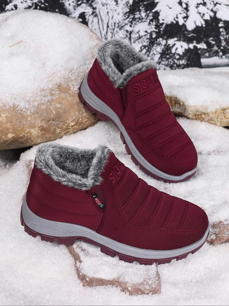 Women’s Ultra Warm Winter Snow Boots – Thick Sole, Heat-Lock Lining, Waterproof & Durable for Hiking & Cold Weather Fashion