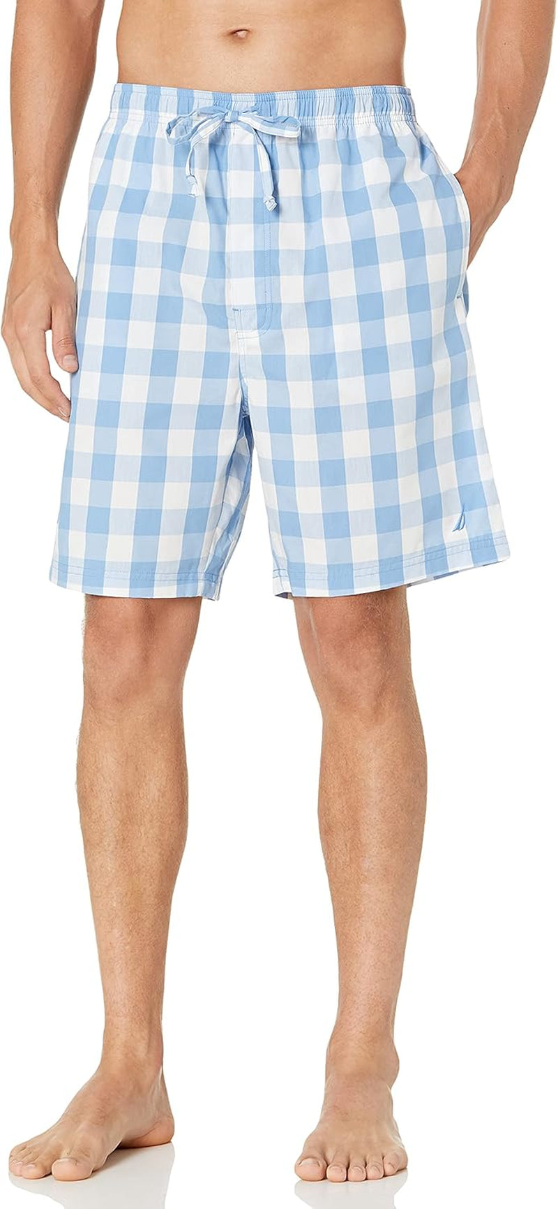 Men’s Cotton Pajama Shorts – Soft Woven Sleep Shorts w/ Elastic Waistband 💤