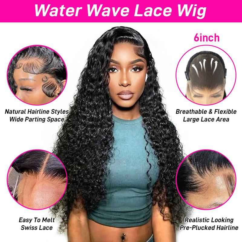 FORGIRL FOREVER 13X6 Water Wave Lace Frontal Wig 