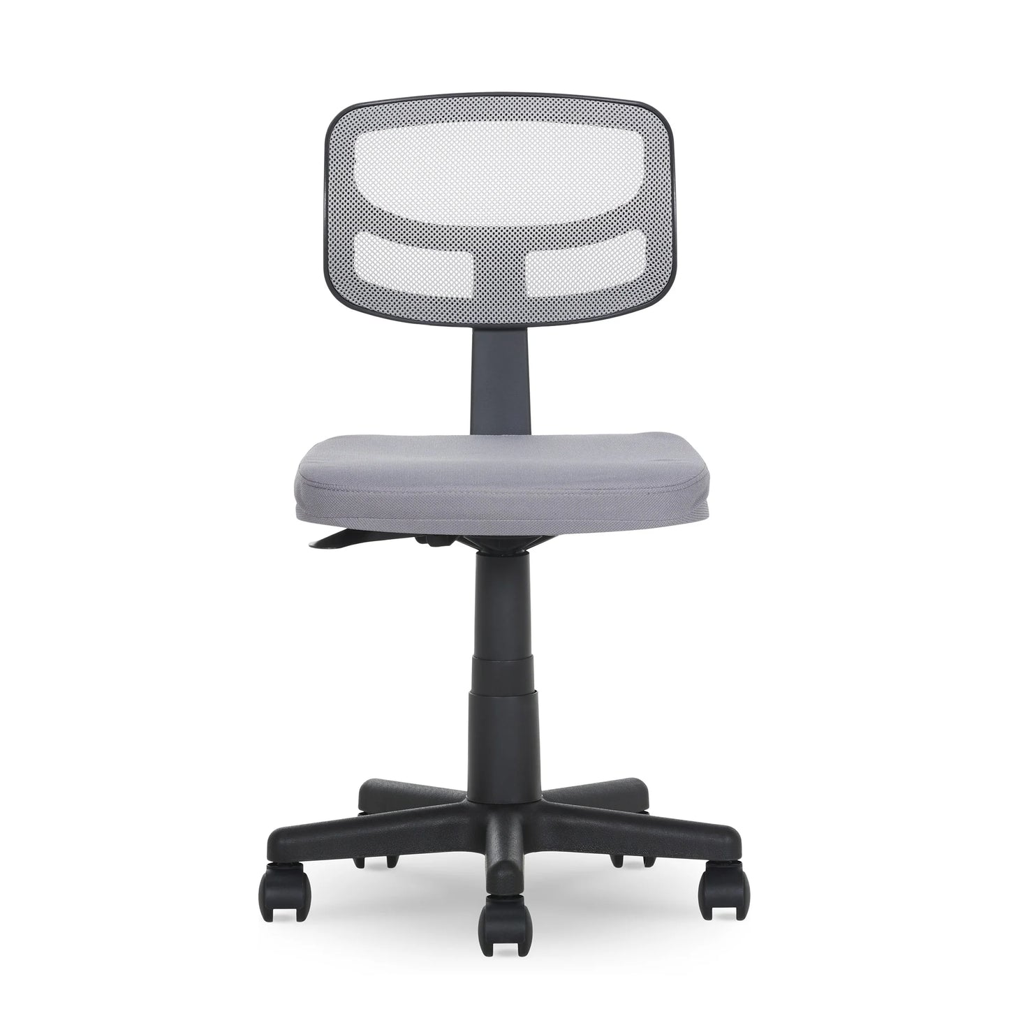 Mesh Task Chair with Padded Seat, Teens and Adult, Gray/Gray
