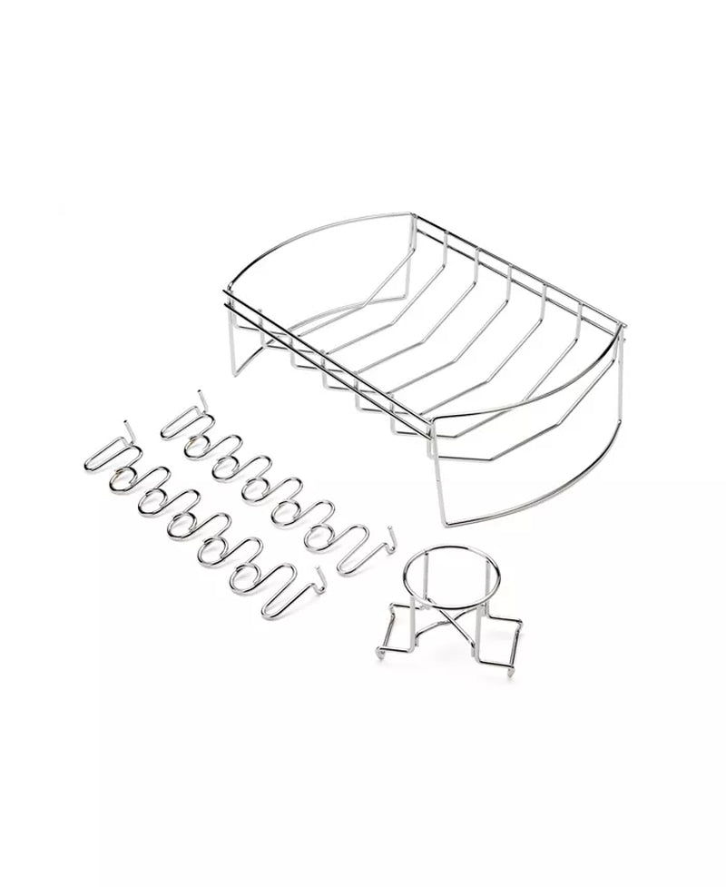 4-In-1 BBQ Basket and Drumstick Rack