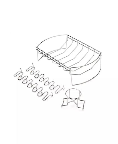 4-In-1 BBQ Basket and Drumstick Rack