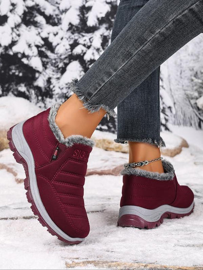 Women’s Ultra Warm Winter Snow Boots – Thick Sole, Heat-Lock Lining, Waterproof & Durable for Hiking & Cold Weather Fashion