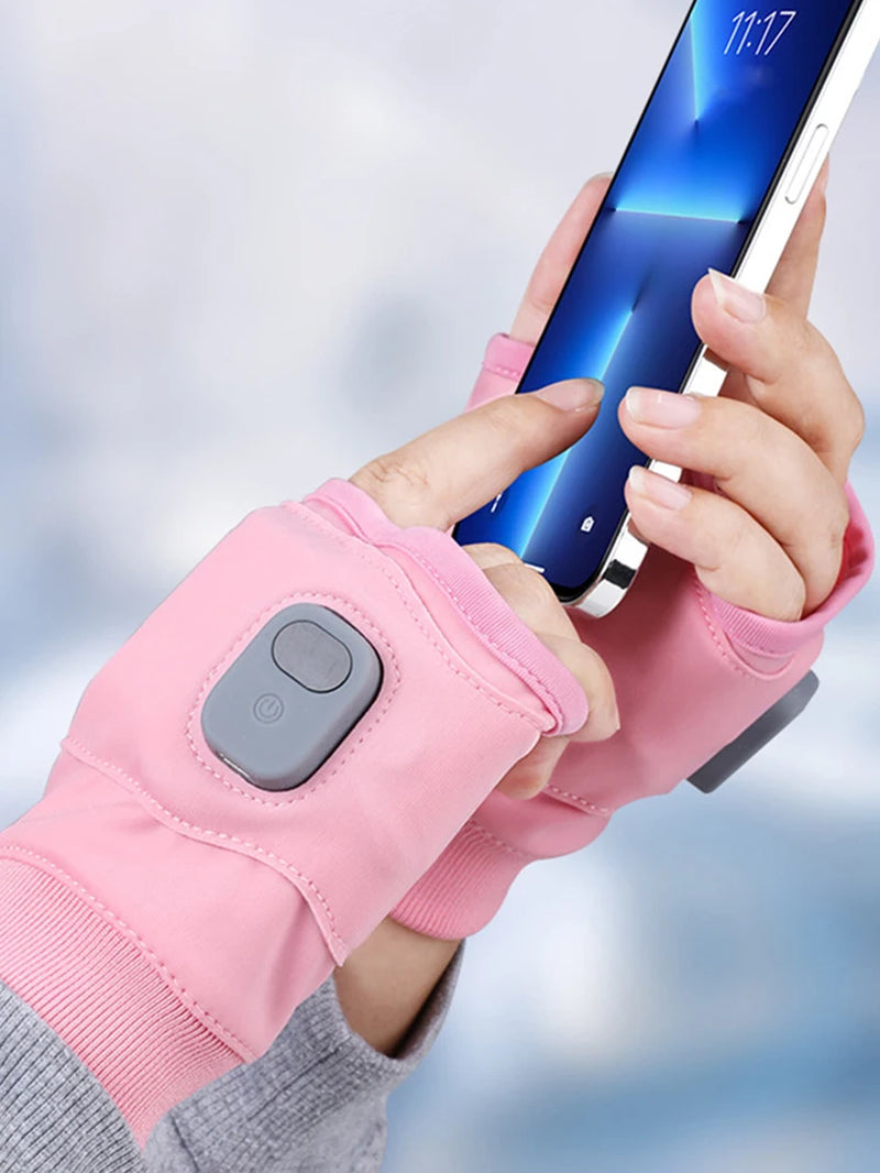 Rechargeable Heated Gloves 🔥 Touchscreen Winter Warm Ski Gloves for Men & Women