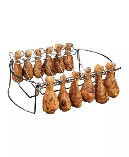 4-In-1 BBQ Basket and Drumstick Rack