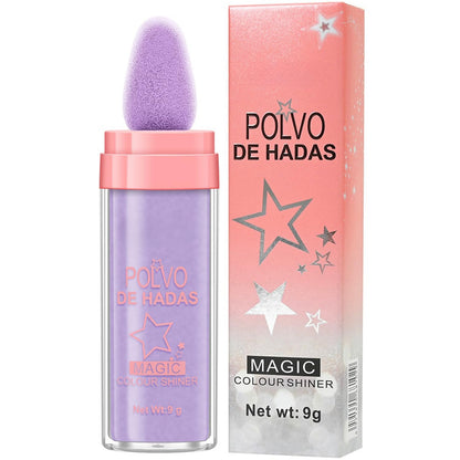 ✨ Fairy Highlight Powder 🌈 Shimmer Blush & Body Glow – Fantasy Purple #04