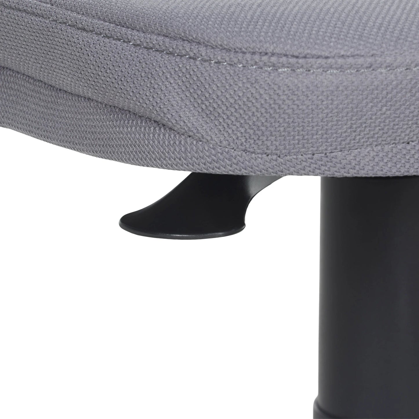 Mesh Task Chair with Padded Seat, Teens and Adult, Gray/Gray