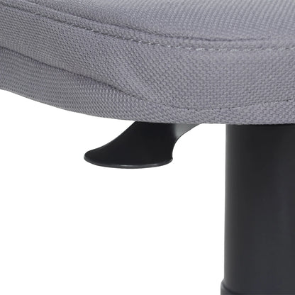Mesh Task Chair with Padded Seat, Teens and Adult, Gray/Gray