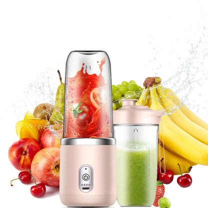 Portable Electric Blender Cup – Mini Juicer Bottle for Smoothies & Shakes 