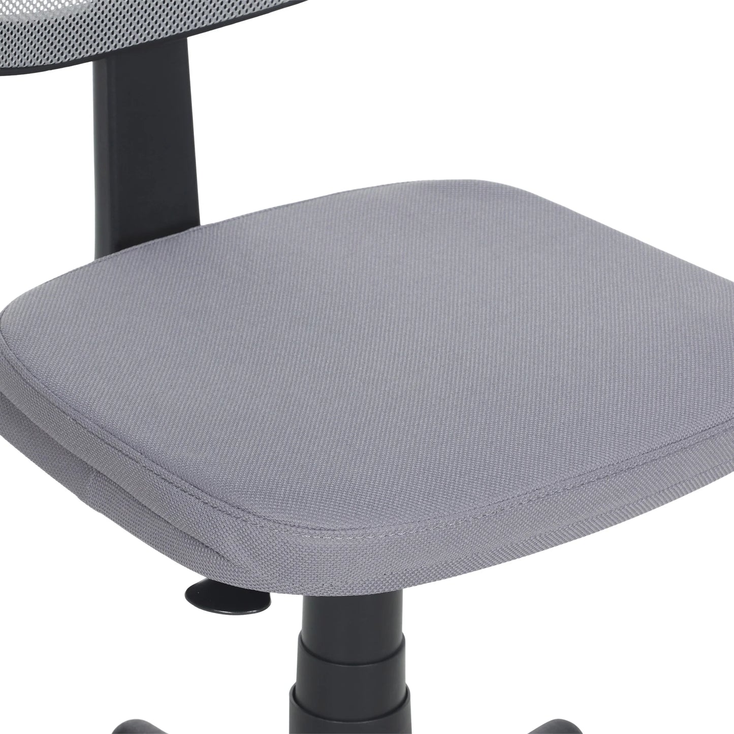 Mesh Task Chair with Padded Seat, Teens and Adult, Gray/Gray