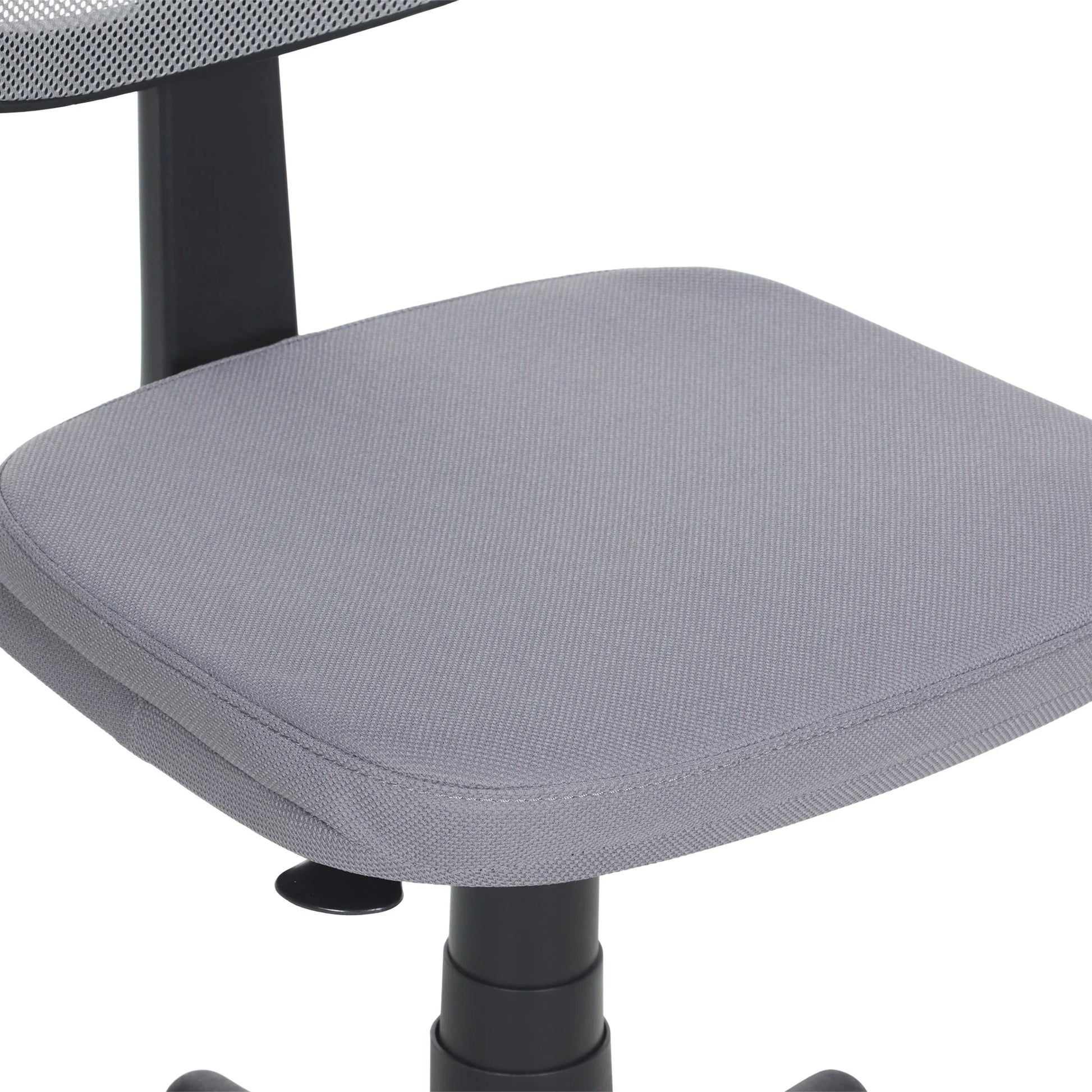 Mesh Task Chair with Padded Seat, Teens and Adult, Gray/Gray