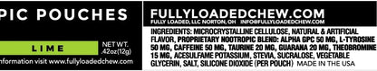 Alpha Fuel Nootropic Pouches – Lime Energy Boost with Caffeine & Natural Focus Blend