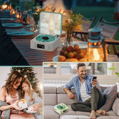 Mini Retro Bluetooth Speaker 🎶 Vintage Style, White Noise & Portable