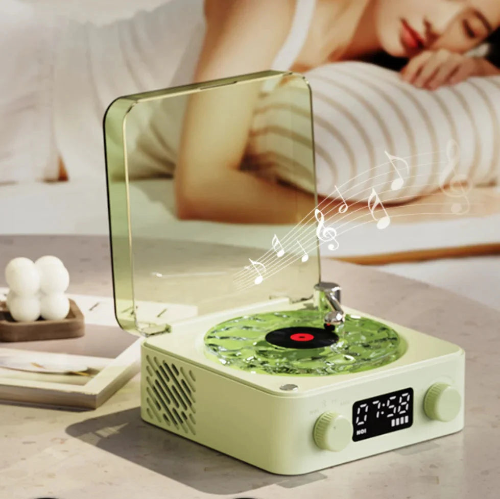Mini Retro Bluetooth Speaker 🎶 Vintage Style, White Noise & Portable