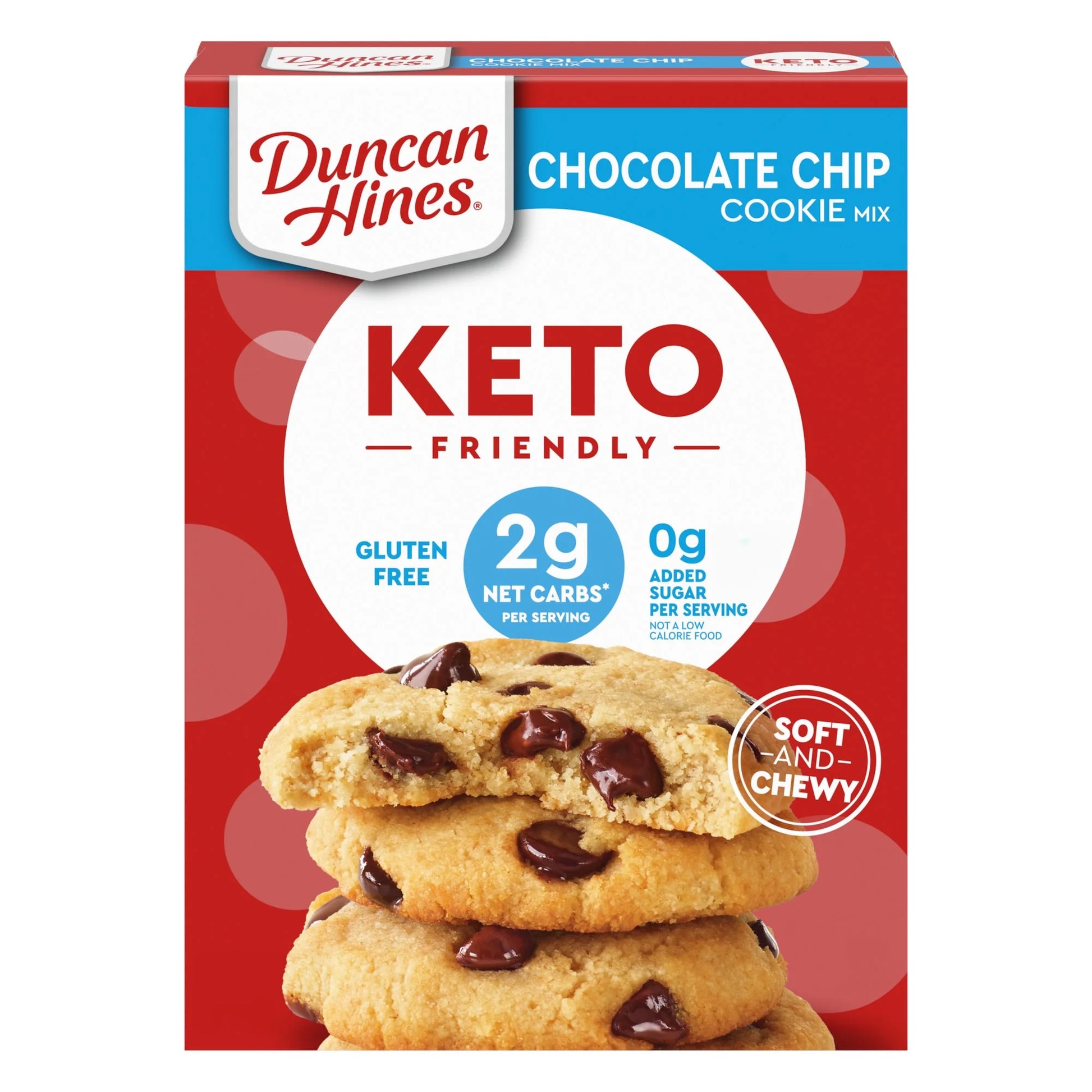 Low Carb Chocolate Chip Cookie Mix – Keto Approved, 8.8 oz Pouch