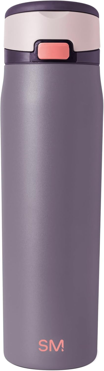Mesa Loop 24oz Insulated Water Bottle with Straw – Cup Holder Friendly, Stainless Steel, Iris Sage