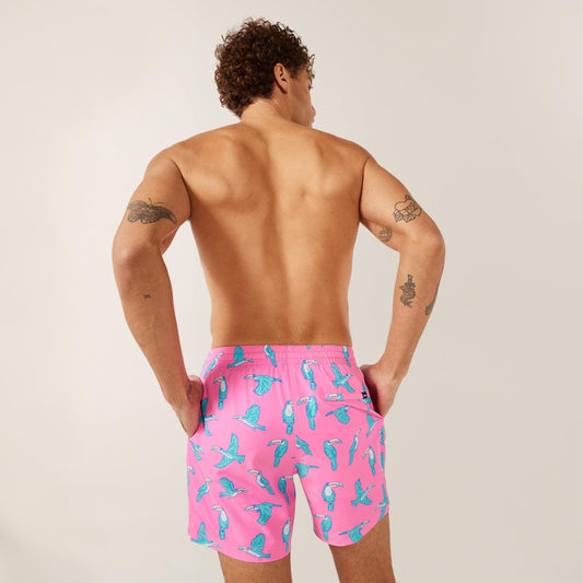 🌊 Men’s Swim Trunks – Quick Dry 4-Way Stretch Beach Shorts 5.5” w/ Mesh Lining