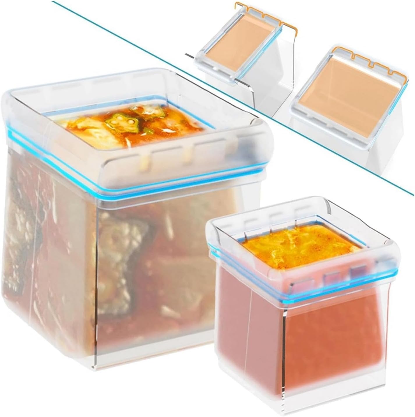 Meal Prep Made Easy 🍴 Ziplock Bag Stand & Storage Organizer