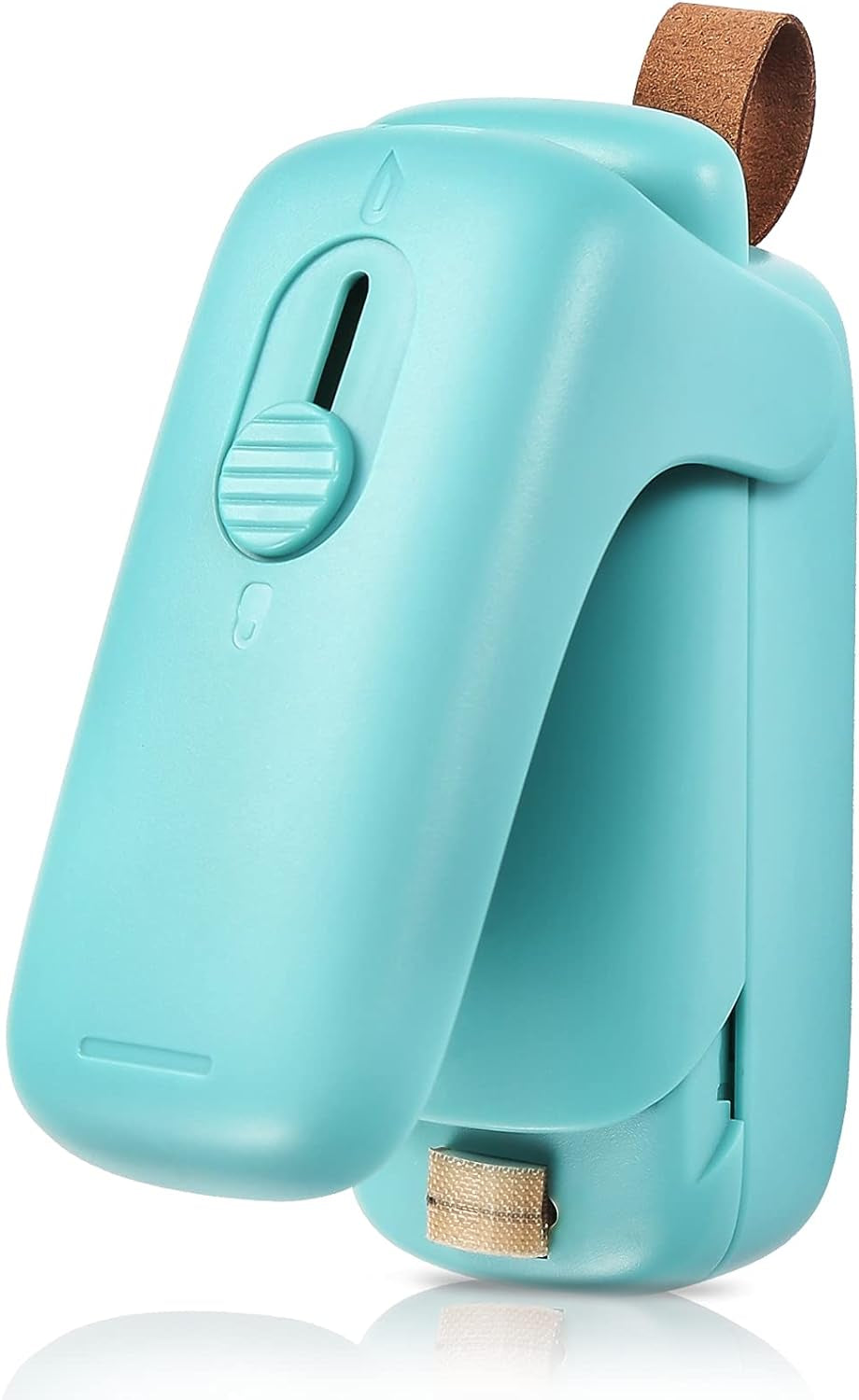 ✨ Mini Bag Sealer & Cutter – 2-in-1 Portable Heat Sealer for Chips, Snacks & Food Storage | Handheld Resealer for Plastic & Cereal Bags (Green)