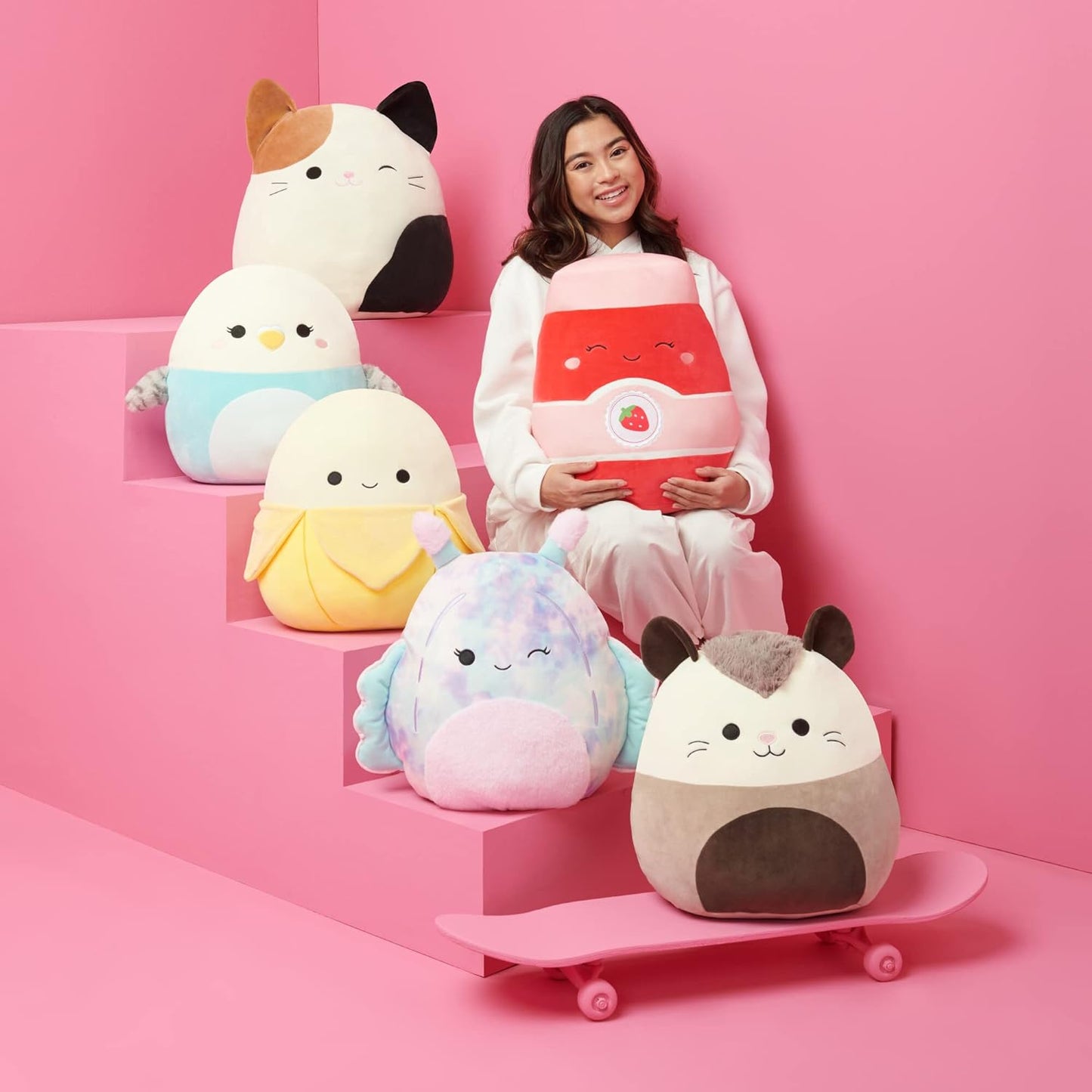 Squishmallows Original Mystery 3-Pack – 8" Collectible Plush Toys, Styles Vary