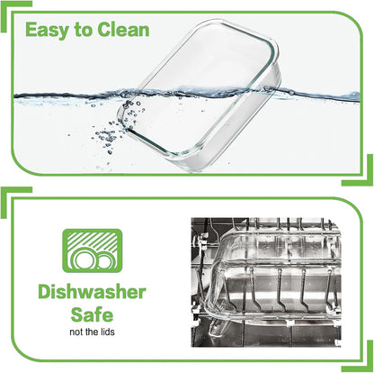 10-Pack Glass Meal Prep Containers 🍱 Airtight, Leak-Proof & BPA-Free with Locking Lids