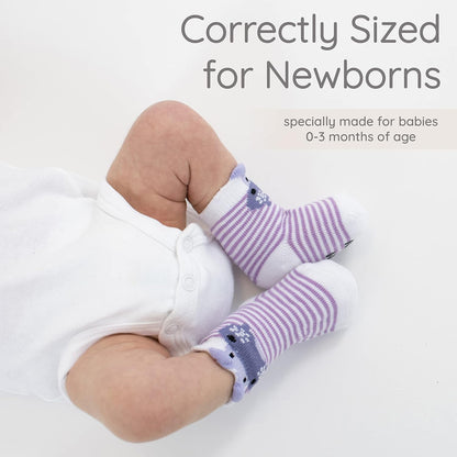 Baby Sock Gift Set 🎁 7 Cute & Funny Pairs – Unisex Newborn Shower & Registry Gift
