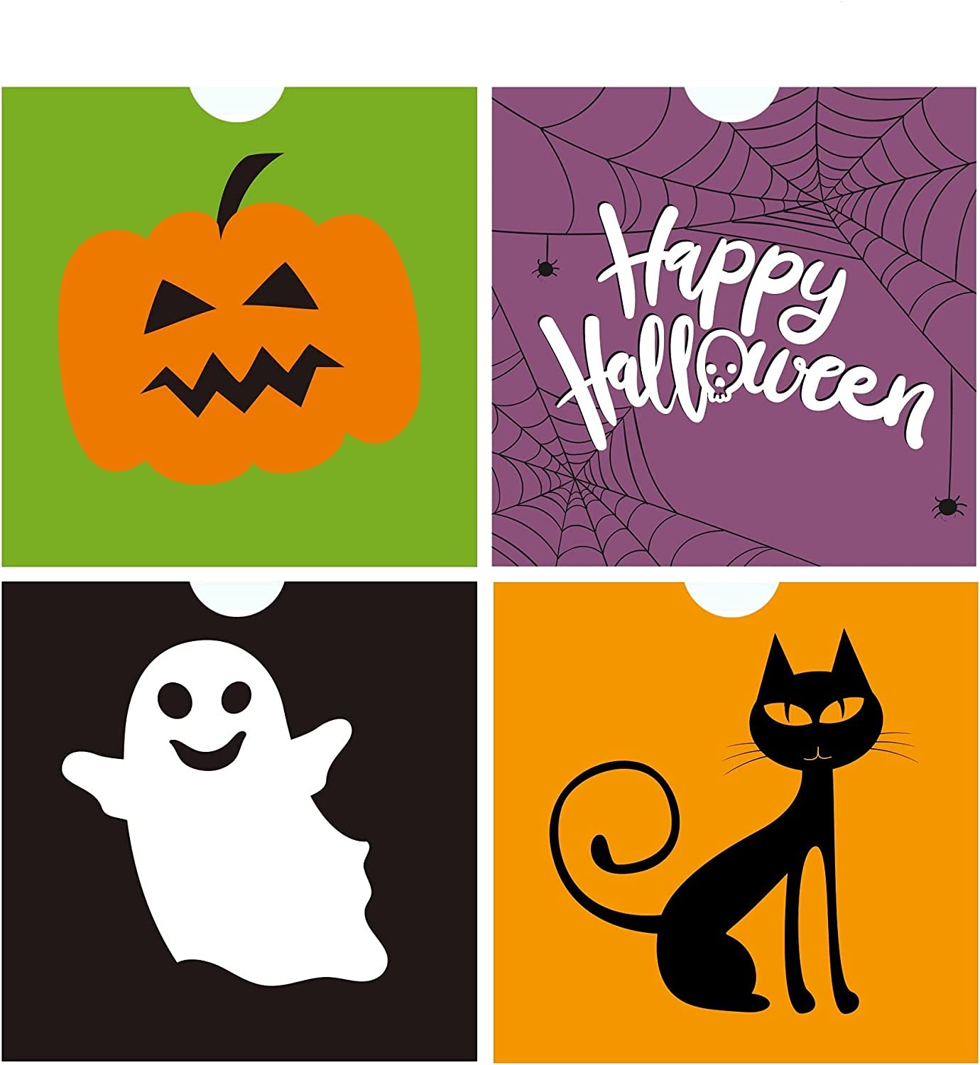 Spooktacular 72-Pack Halloween Treat Bags – Perfect for Goodies, Candies, and Party Favors!