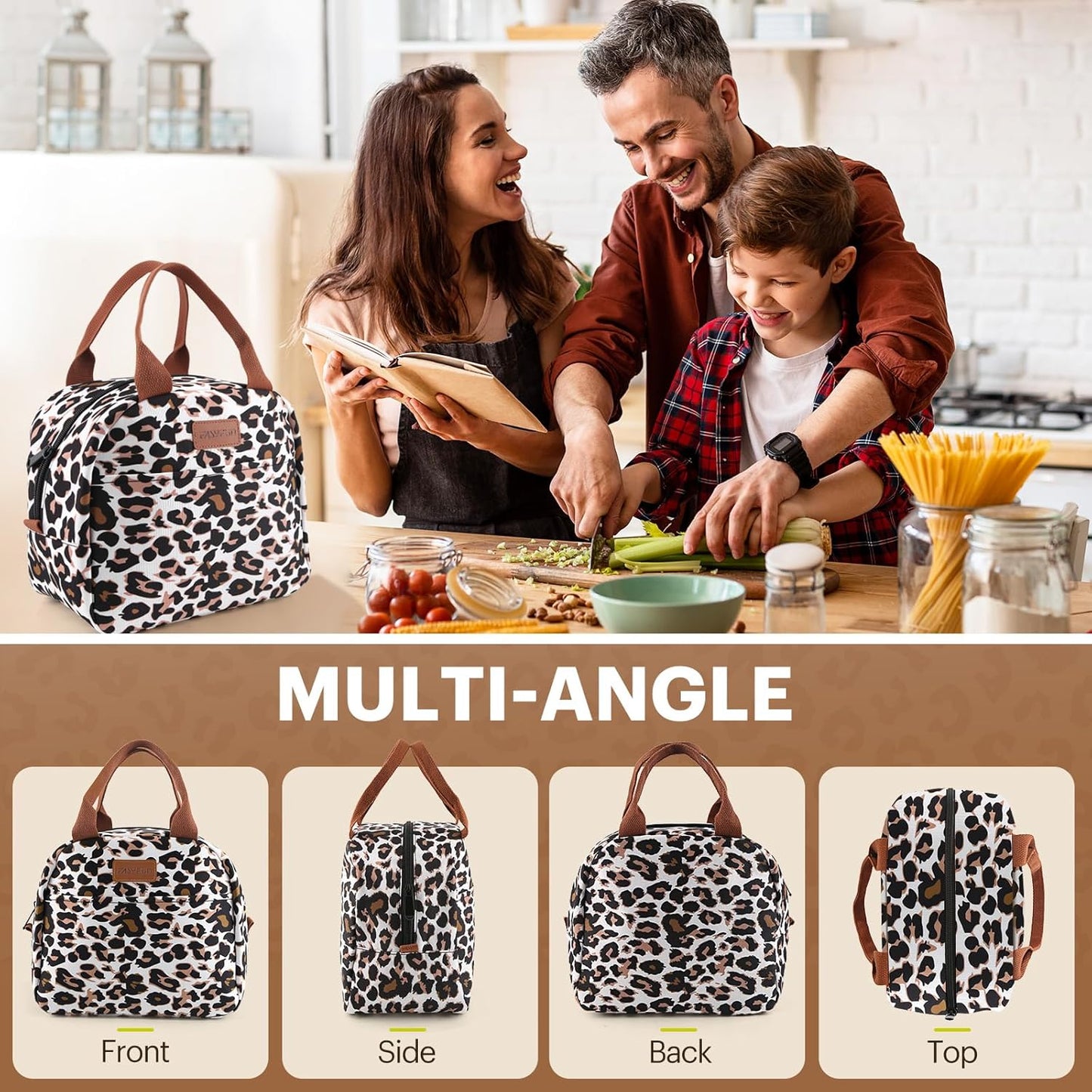  Insulated Lunch Bag – Leakproof, Large Capacity Cooler Tote for Work, Travel & Outdoor