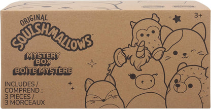 Squishmallows Original Mystery 3-Pack – 8" Collectible Plush Toys, Styles Vary
