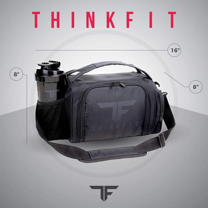Insulated Meal Prep Lunch Box with 6 Portion Containers & Shaker Cup
