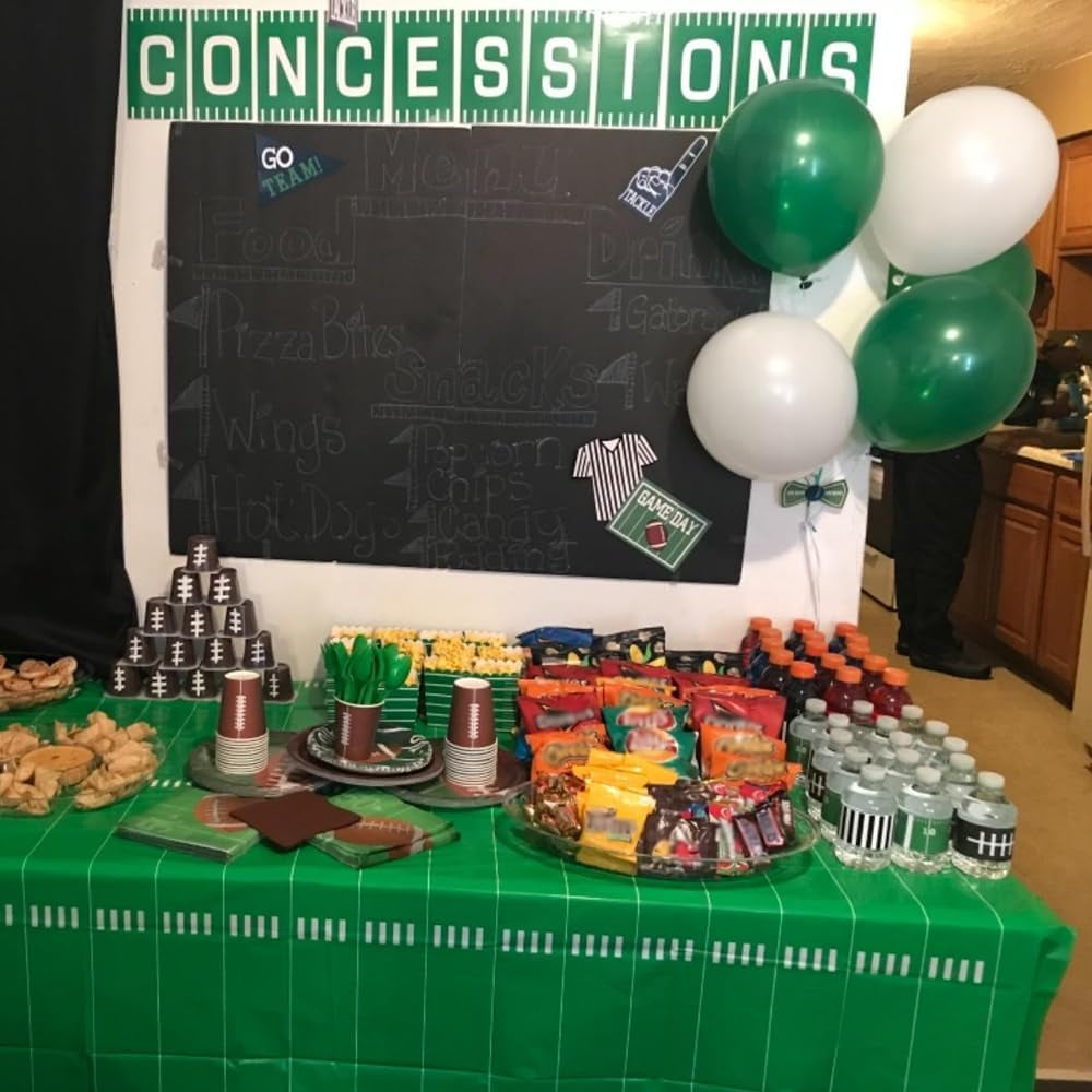 2 Pack Football Tablecloths 54"x72" – Party Supplies & Game Day Decorations