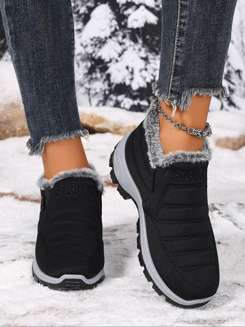 Women’s Ultra Warm Winter Snow Boots – Thick Sole, Heat-Lock Lining, Waterproof & Durable for Hiking & Cold Weather Fashion
