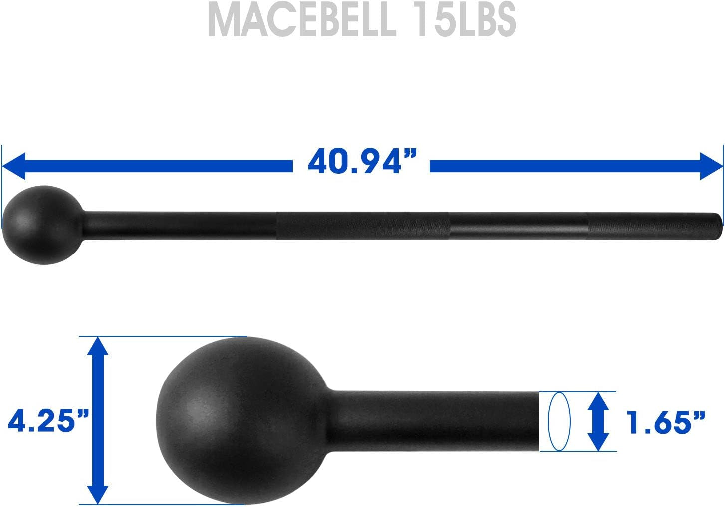Heavy-Duty Steel Macebell – Full Body Strength & Conditioning Tool