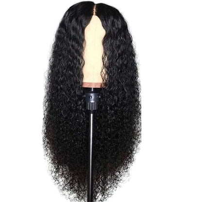 Hair Front Wig Womens Brazilian Human Long Curly Lace Wavy Hair 