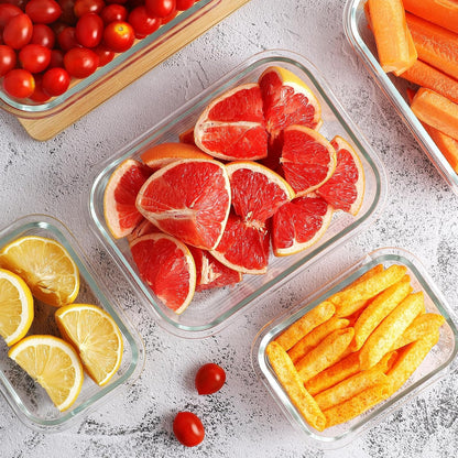 10-Pack Glass Meal Prep Containers 🍱 Airtight, Leak-Proof & BPA-Free with Locking Lids