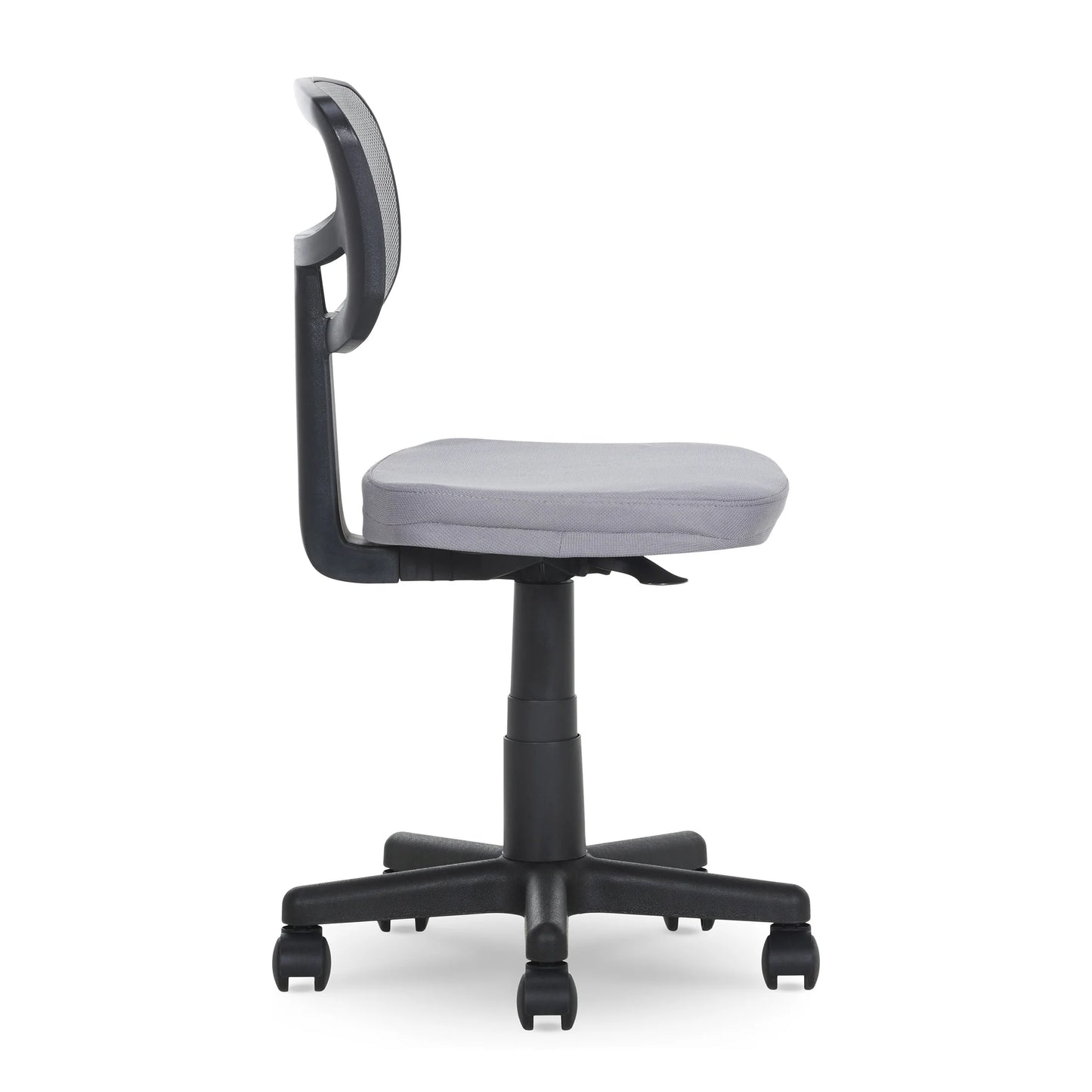 Mesh Task Chair with Padded Seat, Teens and Adult, Gray/Gray