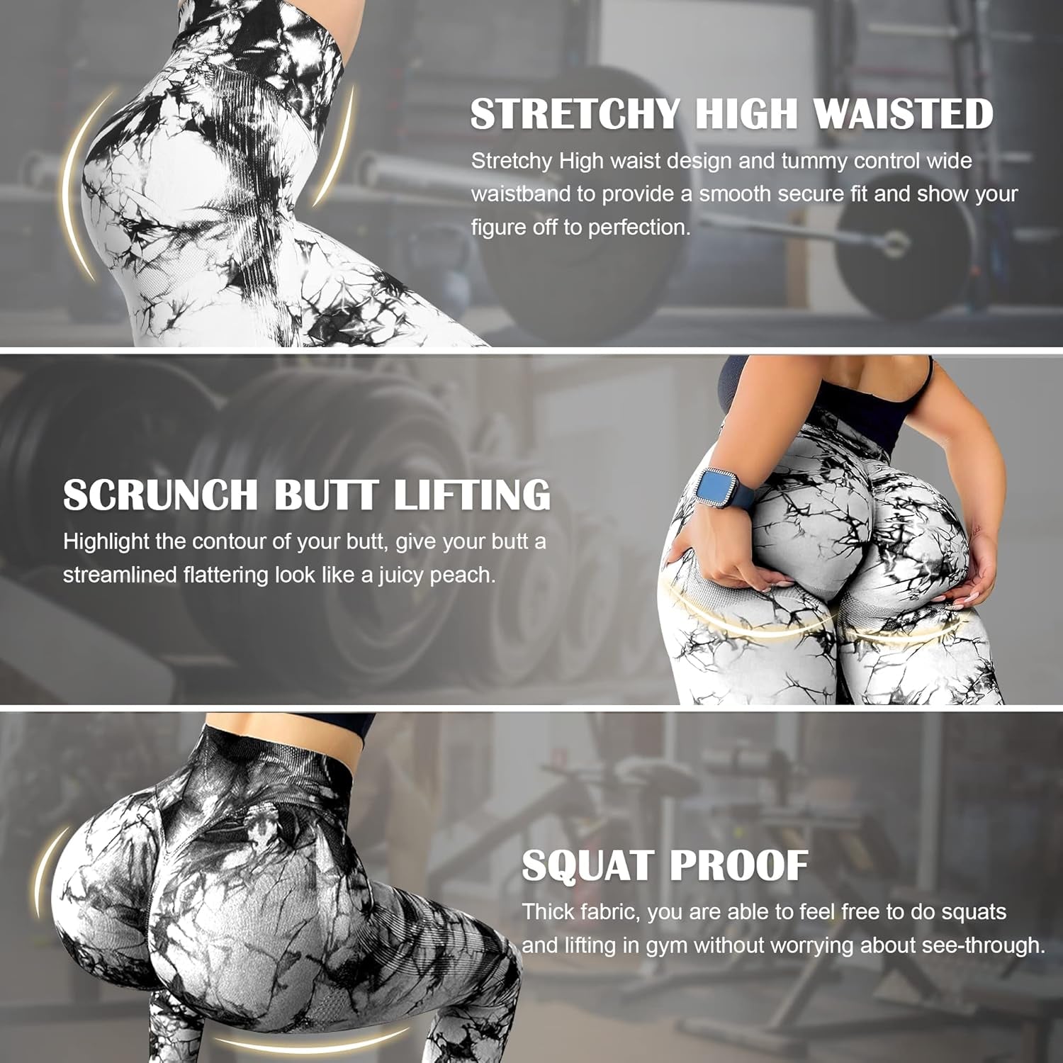 Women’s Scrunch Butt Lifting Leggings 🍑 Seamless High-Waist Yoga & Workout Pants