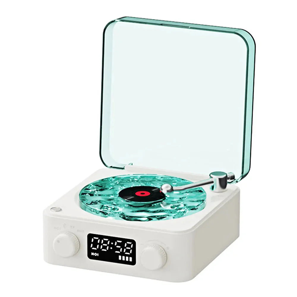 Mini Retro Bluetooth Speaker 🎶 Vintage Style, White Noise & Portable