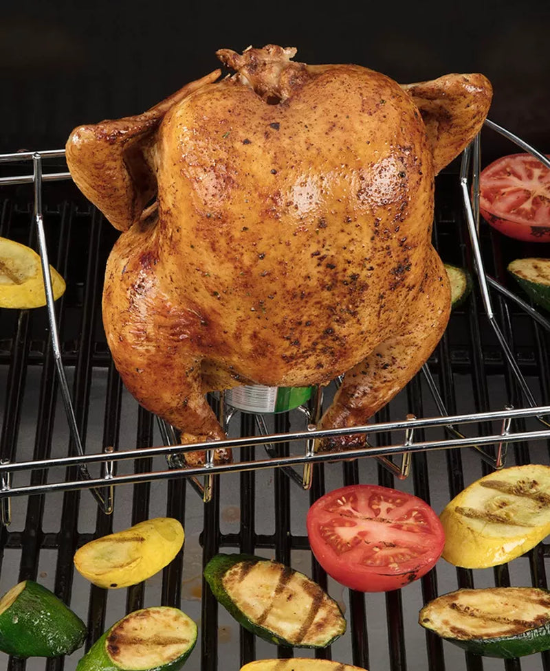 4-In-1 BBQ Basket and Drumstick Rack