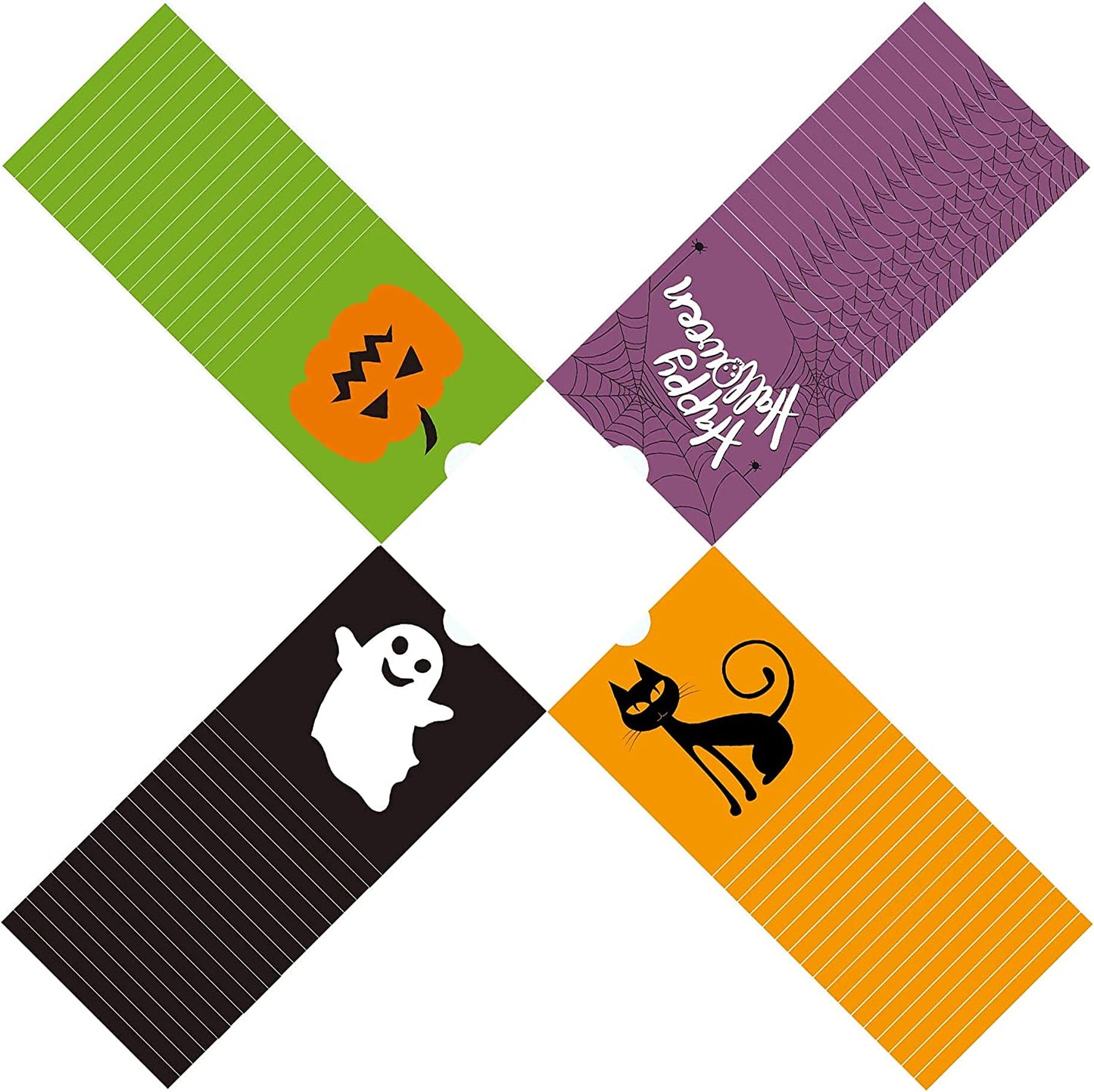 Spooktacular 72-Pack Halloween Treat Bags – Perfect for Goodies, Candies, and Party Favors!