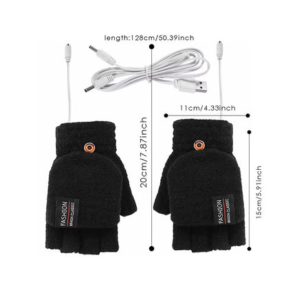 Rechargeable Heated Gloves 🔥 Touchscreen Winter Warm Ski Gloves for Men & Women