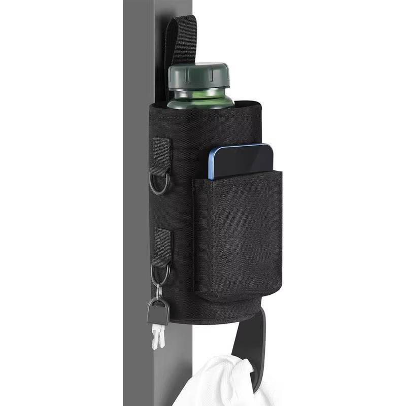 “Portable Magnetic Water Bottle Holder – Gym Sling Bag Non Slip Bottle Carrier”