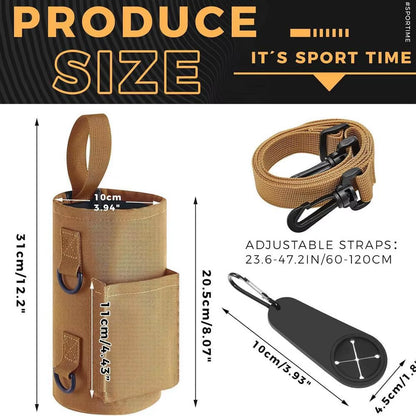 “Portable Magnetic Water Bottle Holder – Gym Sling Bag Non Slip Bottle Carrier”
