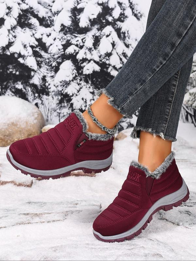 Women’s Ultra Warm Winter Snow Boots – Thick Sole, Heat-Lock Lining, Waterproof & Durable for Hiking & Cold Weather Fashion