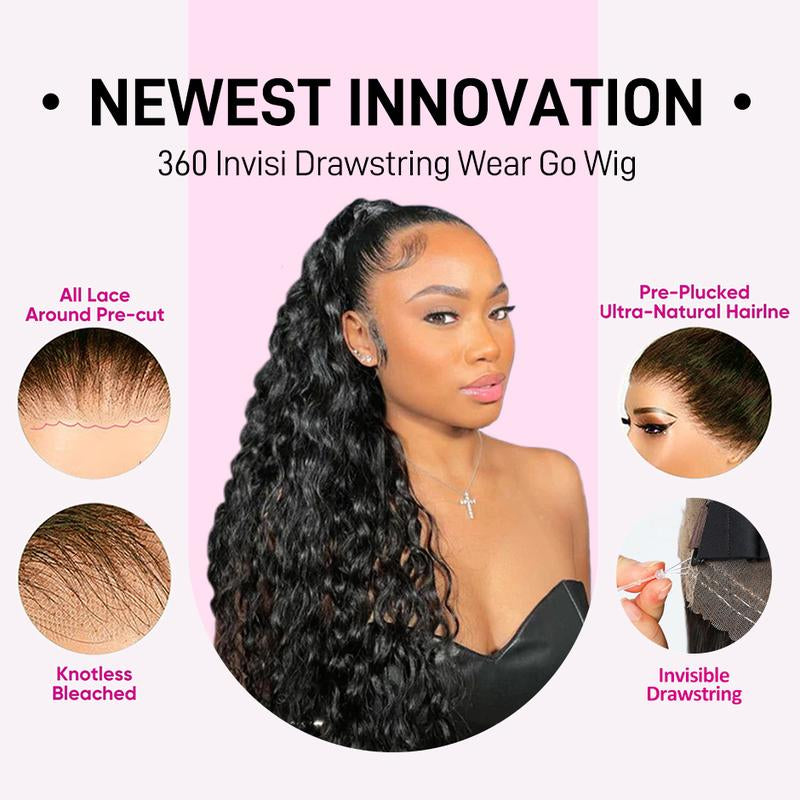 FORGIRL FOREVER 13X6 Water Wave Lace Frontal Wig 