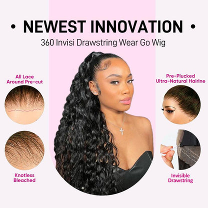 FORGIRL FOREVER 13X6 Water Wave Lace Frontal Wig 