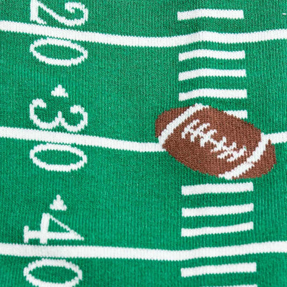 Sock It To Me Men’s Crew Socks – Fun Football Design, Comfy Cotton Blend