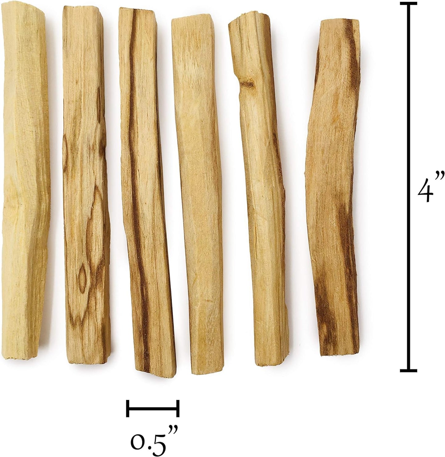 Palo Santo Sticks - Incense Sticks Sustainably Wild Harvested - Pack of 12 -
