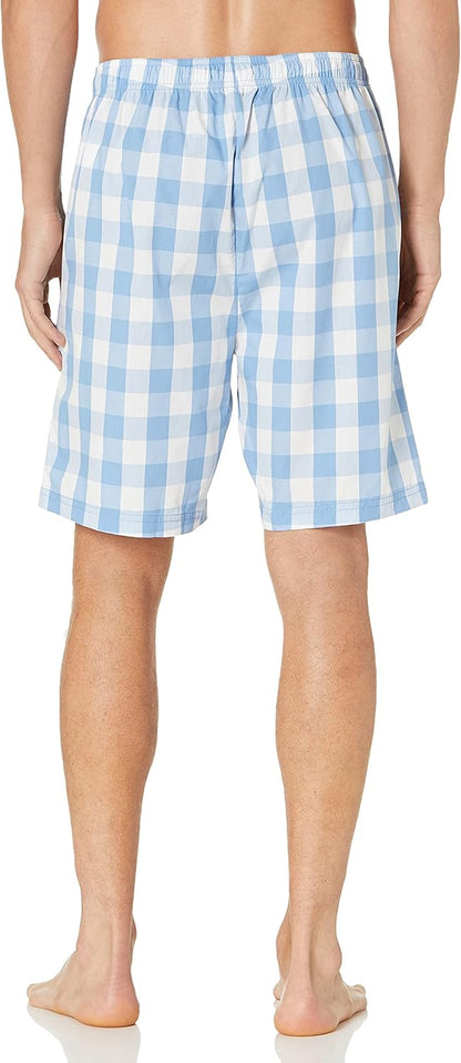 Men’s Cotton Pajama Shorts – Soft Woven Sleep Shorts w/ Elastic Waistband 💤
